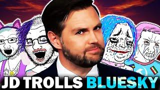 JD Vance BREAKS BlueSky: Most BLOCKED Man Ever! 