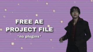 free ae project file! *no plugins*