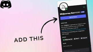 How to Add Midjourney Bot to Your Discord Server | Invite Midjourney Bot to Your Server