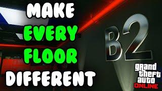 How to Customize Each Floor 50 Car Garage GTA Online