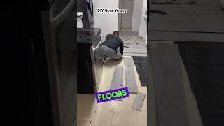 DIY Ruined | Leak on flooring | part 3 #diy #diygonewrong #realestate