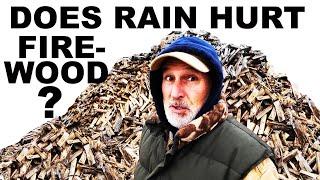 DRY FIREWOOD....RAIN DOES NOT HURT IT!