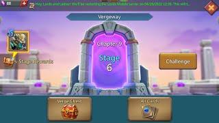 Lords mobile Vergeway chapter 9 stage 6