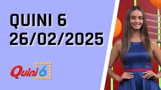 Quini 6 en vivo 26/02/2025 / Resultados del sorteo quini 6 del Miércoles 26 de Febrero del 2025