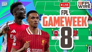FPL Gameweek 8 Pod | The FPL Wire | Fantasy Premier League Tips 2024/25