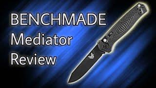 Unboxing and reviewing the Benchmade Mediator (8551BK)