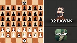 Can Martin defeat Stockfish with 32 PAWNS?