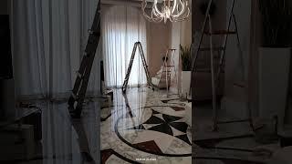 Levigatura ai diamanti sistema Floor Expert restauri. Senza cristallizzanti temporanei o cere