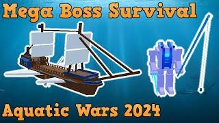 Mega Boss Survival Aquatic Wars 2024 Rewards Review! (Roblox)