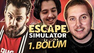 BU EKİP BU İŞİ BİTİRİR | ESCAPE SIMULATOR #1 @RRaenee @Cordiseps