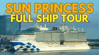 Sun Princess Full Cruise Ship Tour and Review | Princess Cruises Largest Ship!