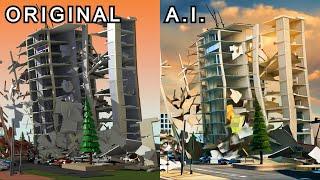 Can A.I. simulate earthquake damage?