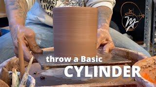 Throw a Basic Cylinder on a Potter's Wheel