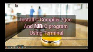 Install C Compiler/ gcc and run C program using Ubuntu Terminal | VipVid |