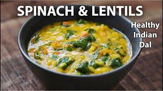 Spinach and Lentil Recipe | Easy Vegetarian & Vegan Meals | Lentil Curry