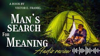 Man's Search for Meaning "Viktor E. Frankl" Audio Review