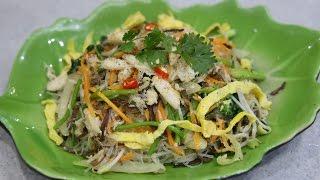 Crab Meat and Glass Noodle Stir-fry - MIEN XAO CUA | Helen's Recipes