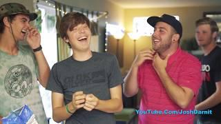 TOO MANY PIZZA ROLLS Challenge | AJ, Josh Darnit, & friends