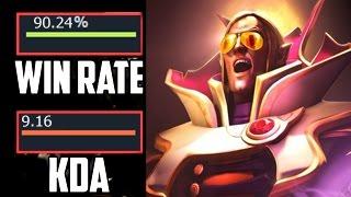 TOP 1 Invoker In The World 3k Games 90% Win Rate 23 Kills 750 GPM Insane Game 8k MMR 7.00 Dota 2