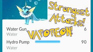 Strongest Attack for Vaporeon in Pokemon GO? Hydro Pump Is Worth Considering