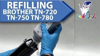 How to Refill a Brother TN-720, TN-750, or TN-780 Cartridge