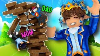 ROBLOX JENGA With My PARENTS!