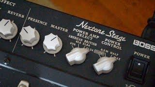 BOSS Nextone Stage 40W Amp. Pedals, Cleans and Onboard Effects.