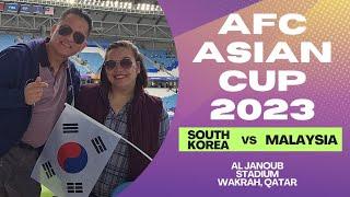 My very first AFC ASIAN CUP 2023  live experience / SOUTH KOREA vs MALAYSIA