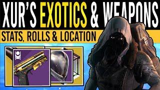 Destiny 2: XUR NEW WEAPONS & RARE ARMOR SET! - 6th January | Inventory, Exotic Loot & Location