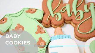 Baby Shower | Royal Icing Cookies Tutorial