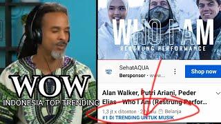 Who I Am | Putri Ariani ,Peder Elias and Alan walker | Music video Reaction | Putri Ariani Reaction