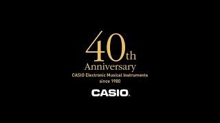 CASIO Electronic Musical Instruments 40th anniversary