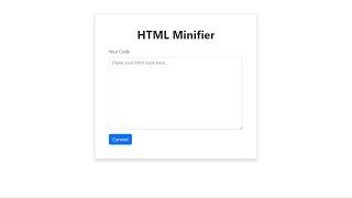 Create HTML code minifier using PHP || With Source Code || Brave Coder