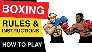  Rules of Boxing  : Boxing Rules For Beginners : Boxing