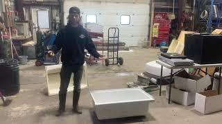 How to measure an RV bath tub for proper replacement!