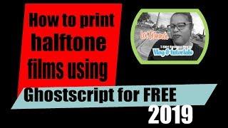 How to RIP Halftones FREE using Ghostscript  - part 1