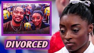 Simone Biles Sad as Jonathan hands her divorce papers after she returned from Gold Over America Tour