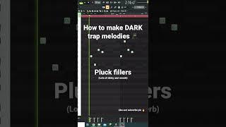 How to make DARK trap melodies in FL Studio (using Vital)  #shorts #flstudio #producer