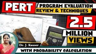 PERT - Program Evaluation Review and Technique in Project Management || Operations research