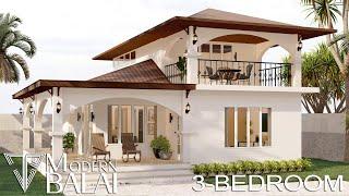 Simple and Elegant Modern Bungalow House Design| 3-Bedroom