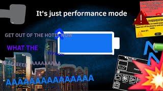 When the battery is on performance mode (Remake)