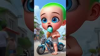 mukbang icecream lucu #cutebaby #cocomelon