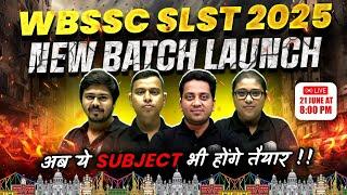 WBSSC SLST 2025 New Batch Launch | West Bengal Teacher Recruitment 2025 | WB SSC Teacher 2025