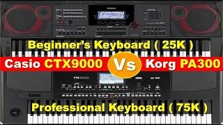 Casio Vs Korg || Entry Level Vs Professional Keyboard || Casio Tones Like Korg || Casio Edited Tone