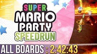 Super Mario Party All Boards Speedrun in 2:42:43 (Hard)