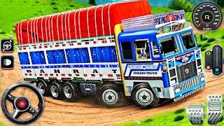 Indian Cargo Truck Ashok Lorry Driving - Offroad Truck Driver Simulator - Android GamePlay #3