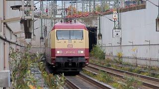 Fernverkehr an der Tunnelein- und Ausfahrt in Ingolstadt Nord (inkl. BR101)