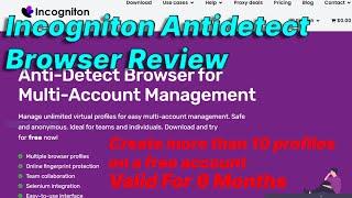 Incogniton Antidetect Browser Review||Best For Online Survey Work Multiple Profiles without Ban.