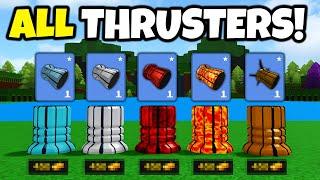 RARE THRUSTER ITEMS!! (how to get) | Build a boat for Treasure ROBLOX