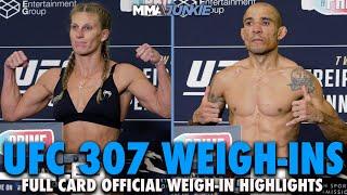 UFC 307 Official Weigh-In Highlights: Stacked Card Set With No Misses